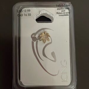 16 gauge post earring